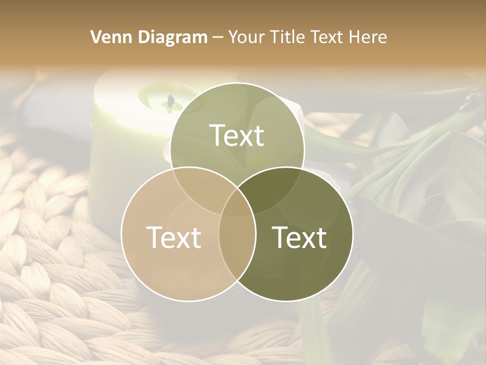 Natural Wicker Leaf PowerPoint Template