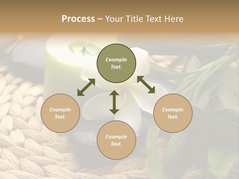 Natural Wicker Leaf PowerPoint Template