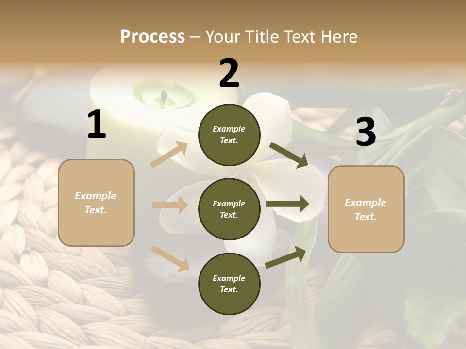 Natural Wicker Leaf PowerPoint Template