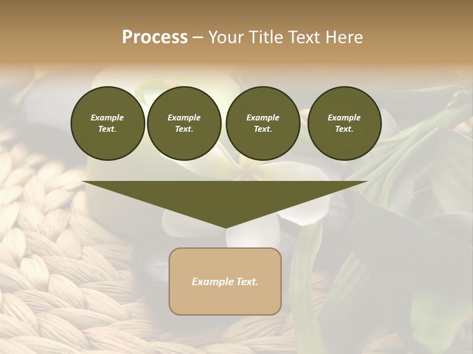 Natural Wicker Leaf PowerPoint Template