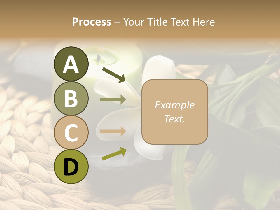 Natural Wicker Leaf PowerPoint Template