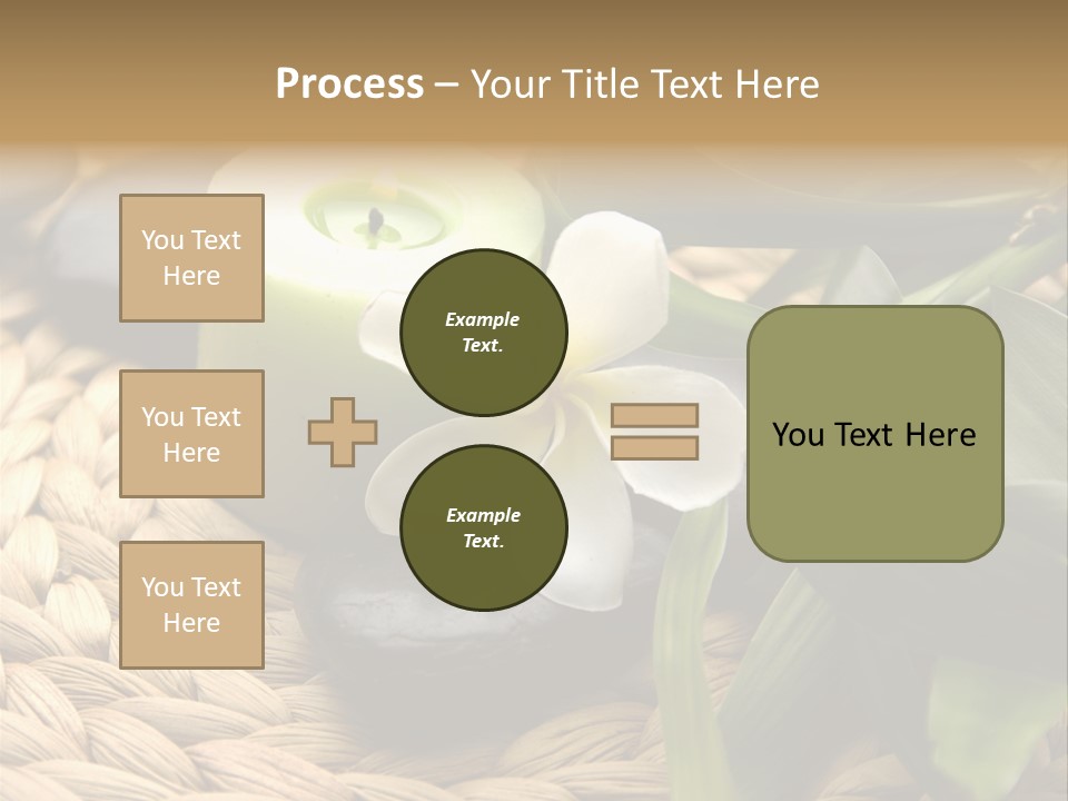 Natural Wicker Leaf PowerPoint Template