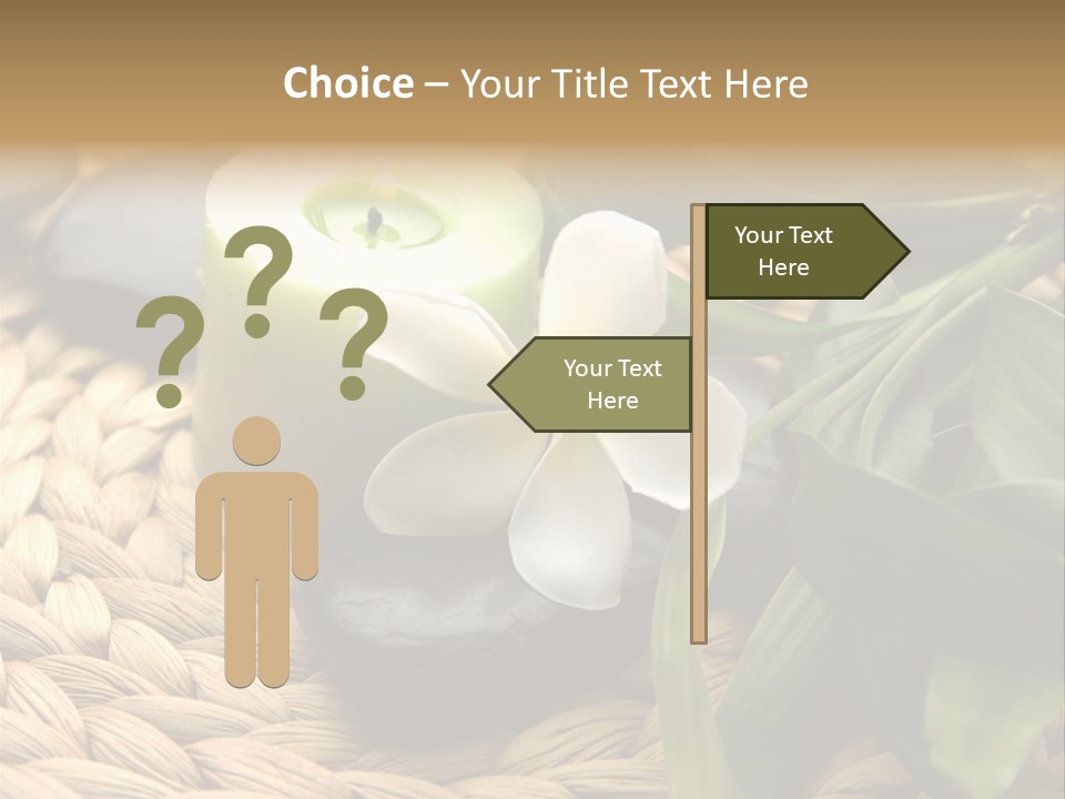 Natural Wicker Leaf PowerPoint Template