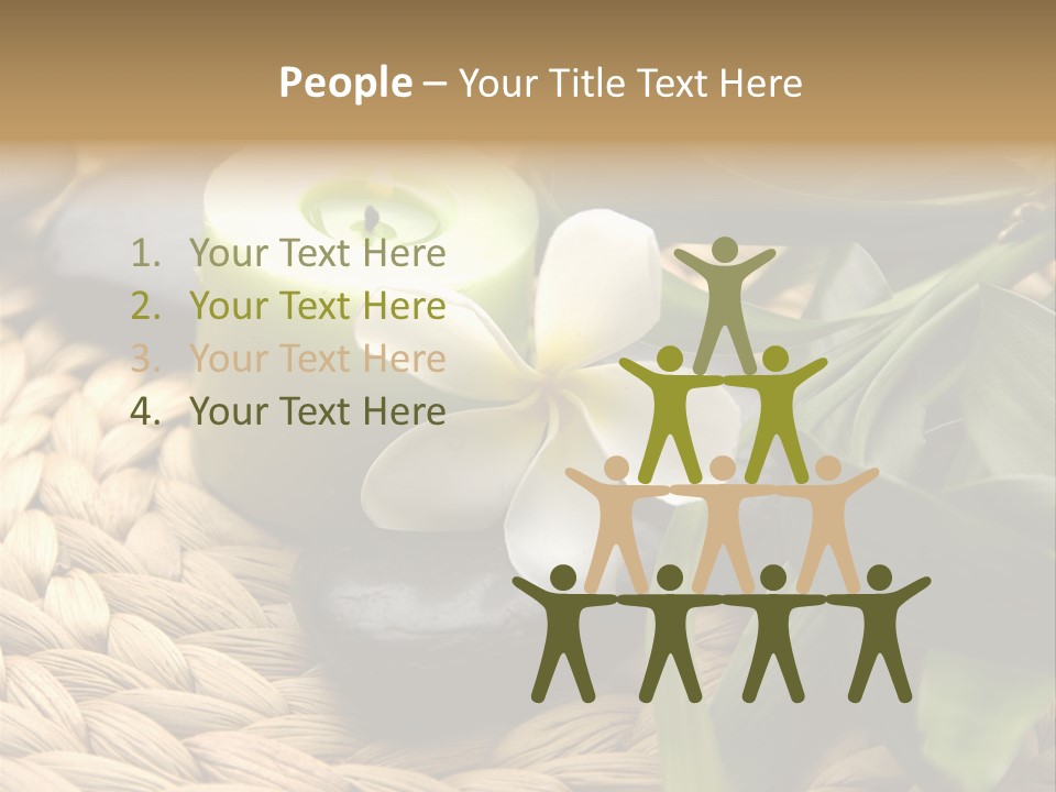 Natural Wicker Leaf PowerPoint Template