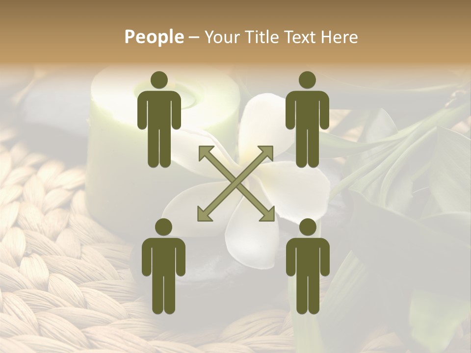 Natural Wicker Leaf PowerPoint Template