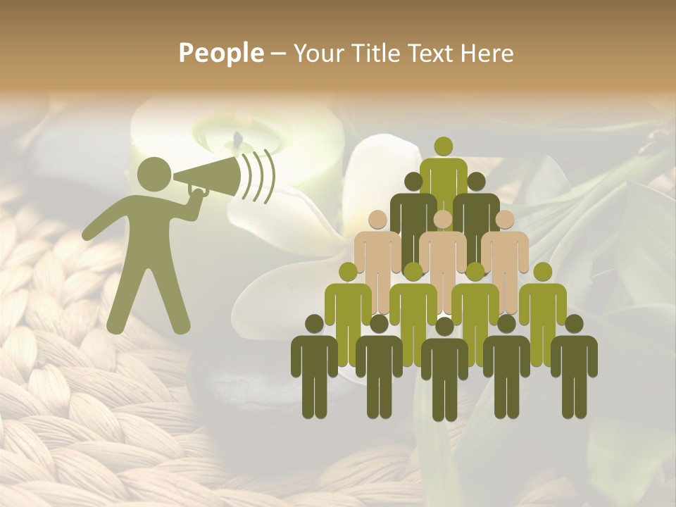 Natural Wicker Leaf PowerPoint Template