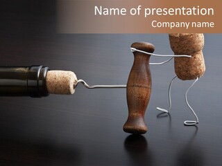 Men Open Desk PowerPoint Template