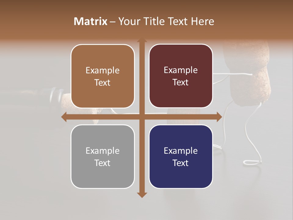 Men Open Desk PowerPoint Template
