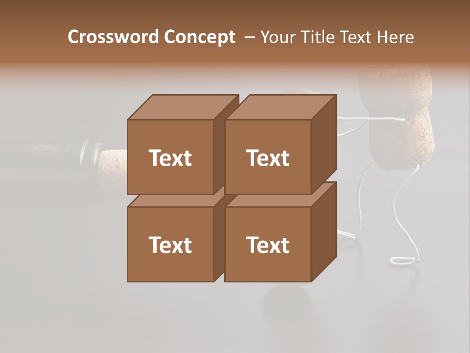 Men Open Desk PowerPoint Template
