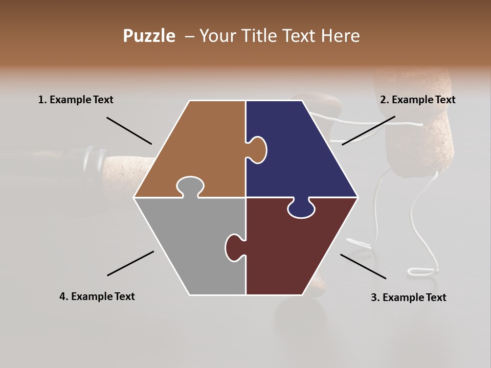 Men Open Desk PowerPoint Template