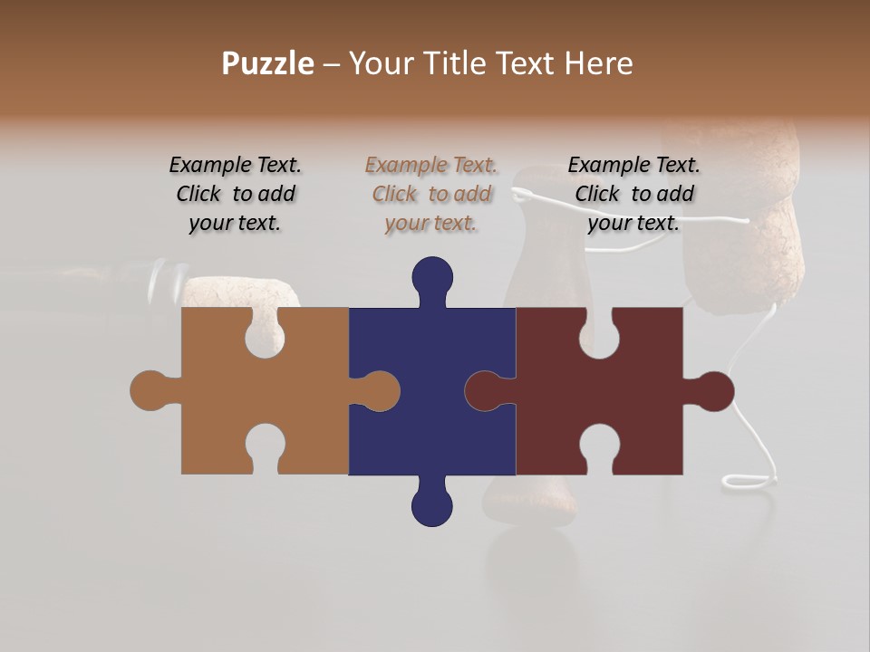 Men Open Desk PowerPoint Template