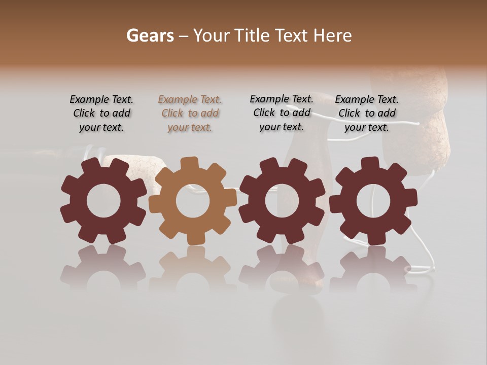 Men Open Desk PowerPoint Template