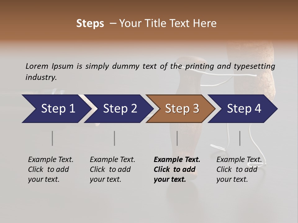 Men Open Desk PowerPoint Template