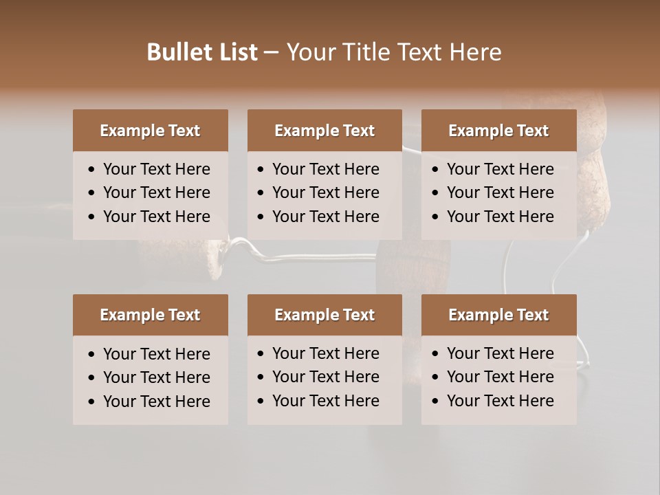 Men Open Desk PowerPoint Template