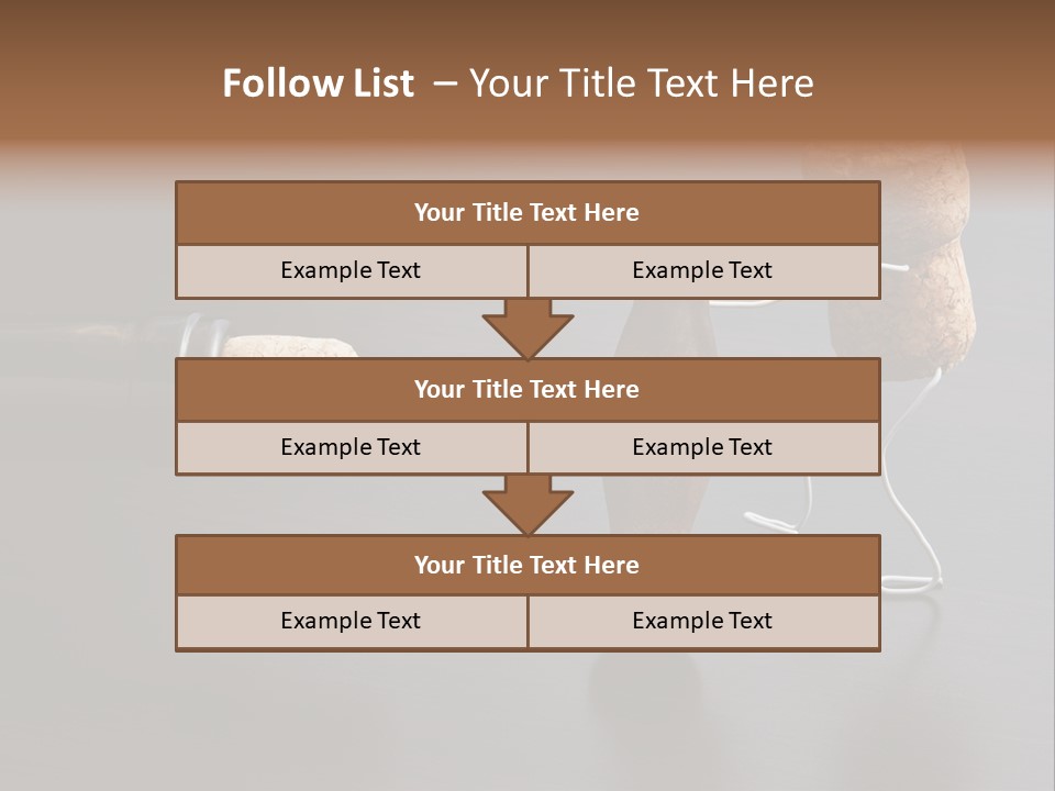 Men Open Desk PowerPoint Template