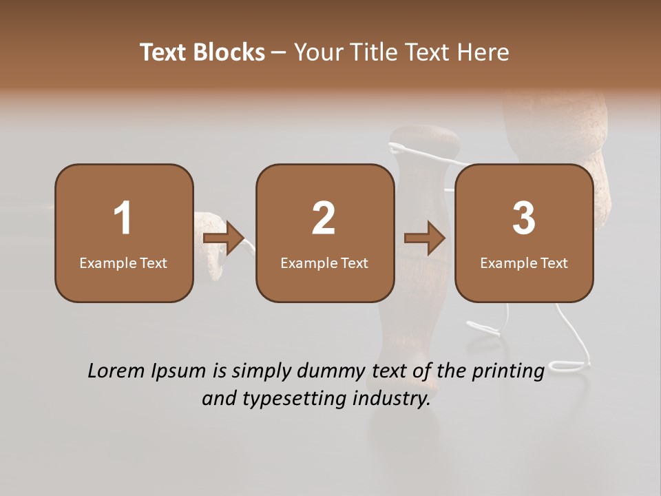 Men Open Desk PowerPoint Template