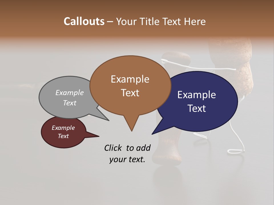 Men Open Desk PowerPoint Template