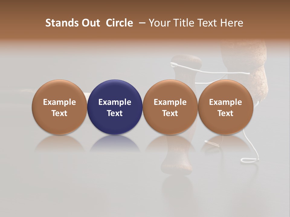 Men Open Desk PowerPoint Template