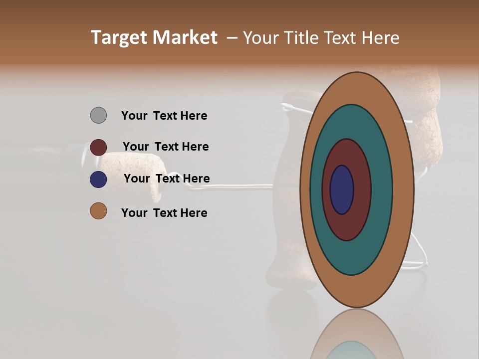 Men Open Desk PowerPoint Template