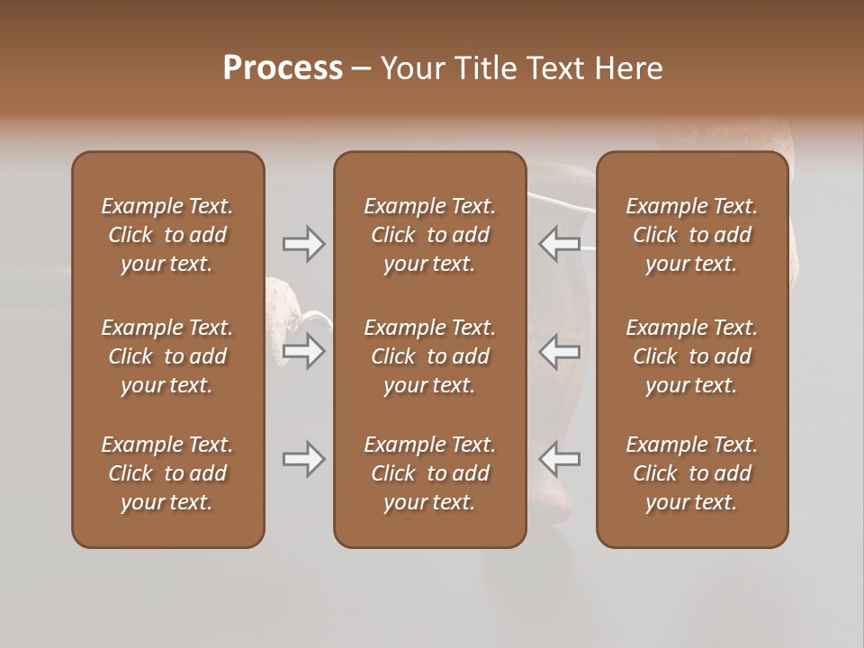 Men Open Desk PowerPoint Template