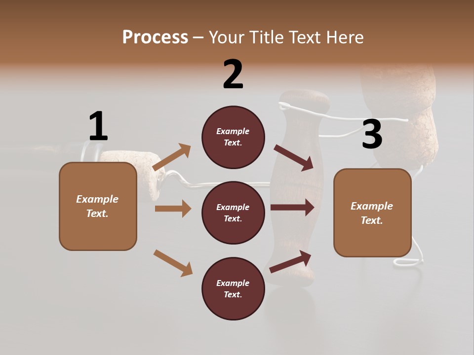 Men Open Desk PowerPoint Template