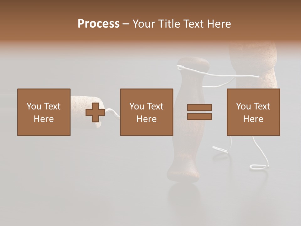 Men Open Desk PowerPoint Template