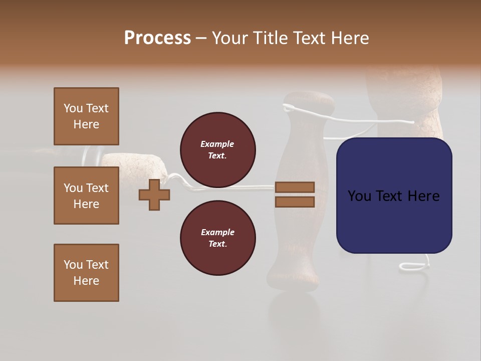 Men Open Desk PowerPoint Template