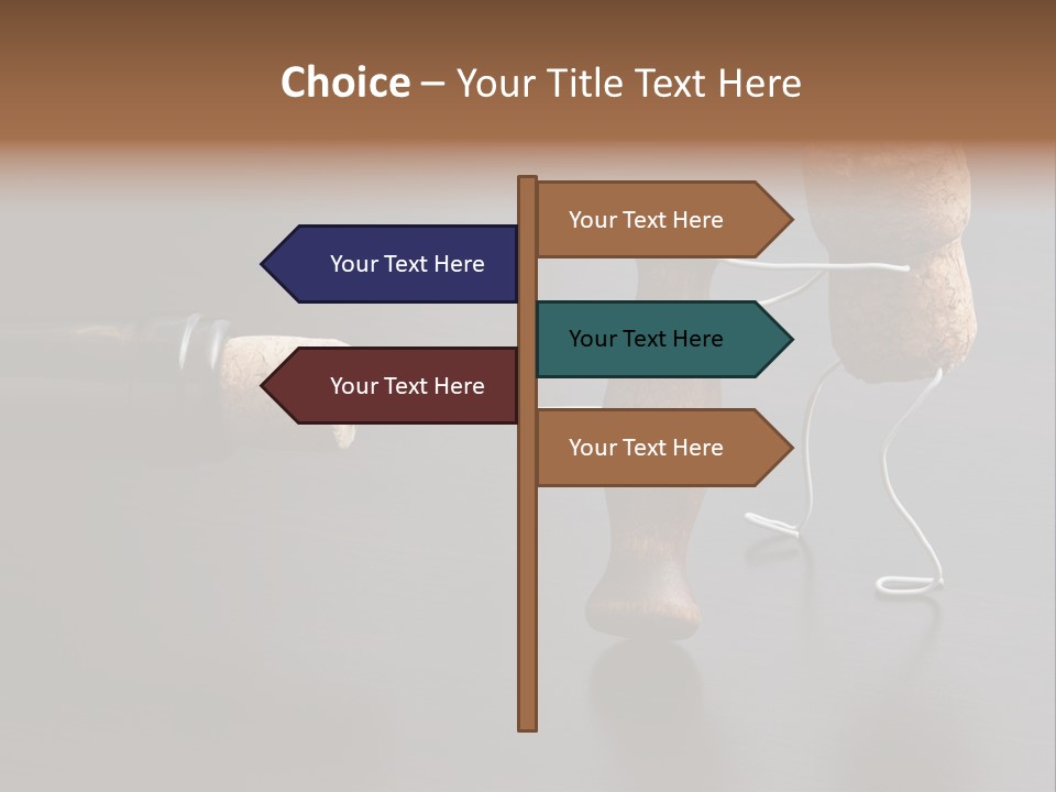 Men Open Desk PowerPoint Template