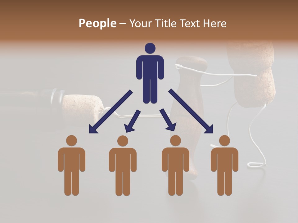 Men Open Desk PowerPoint Template