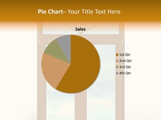 Double Golden Plastic PowerPoint Template