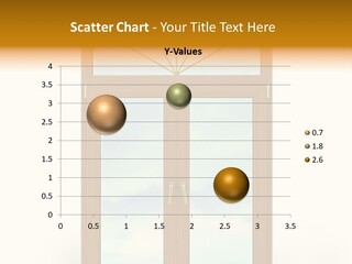 Double Golden Plastic PowerPoint Template