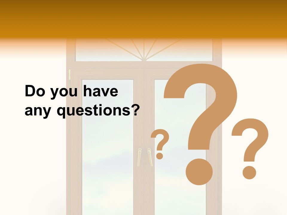 Double Golden Plastic PowerPoint Template