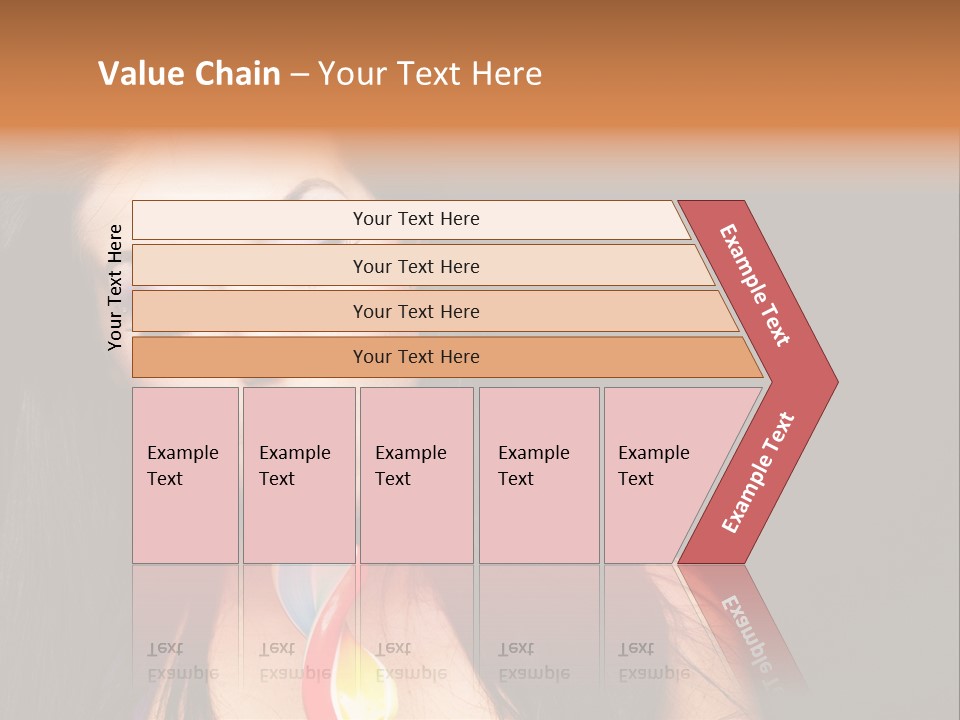 Long Pinup Shadows PowerPoint Template