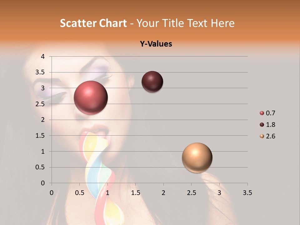 Long Pinup Shadows PowerPoint Template