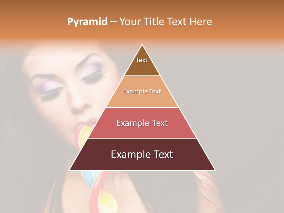 Long Pinup Shadows PowerPoint Template