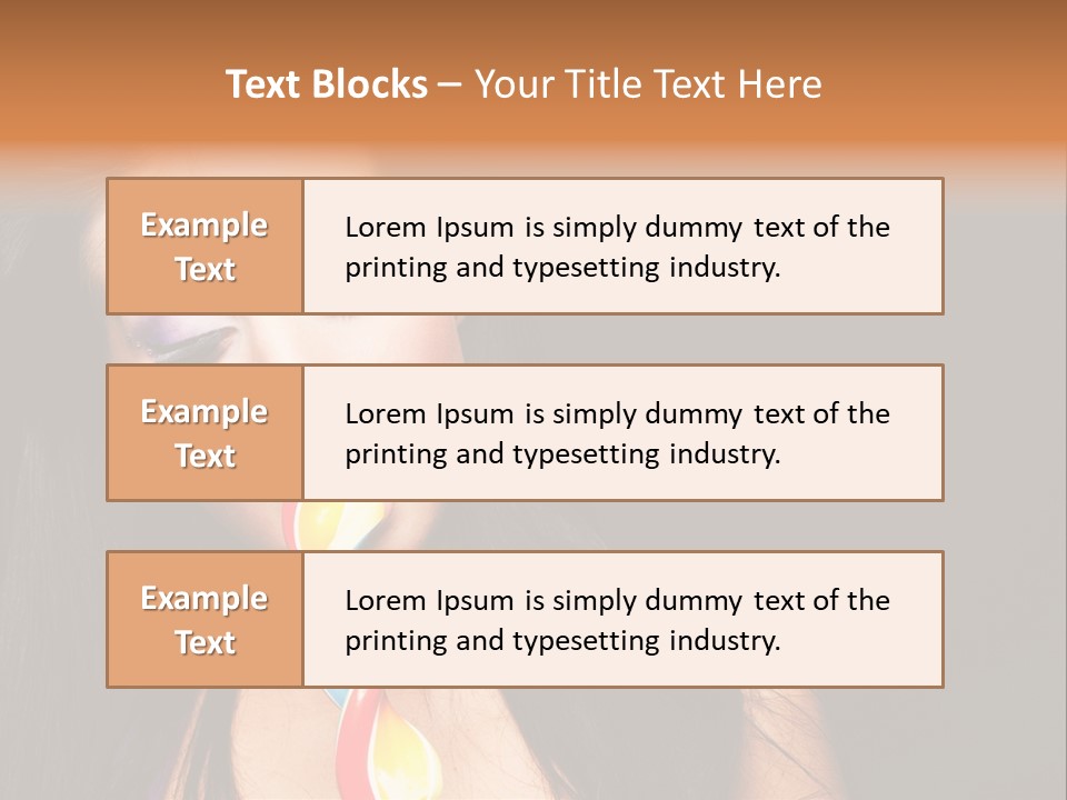 Long Pinup Shadows PowerPoint Template