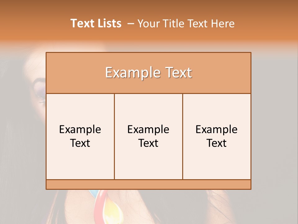 Long Pinup Shadows PowerPoint Template