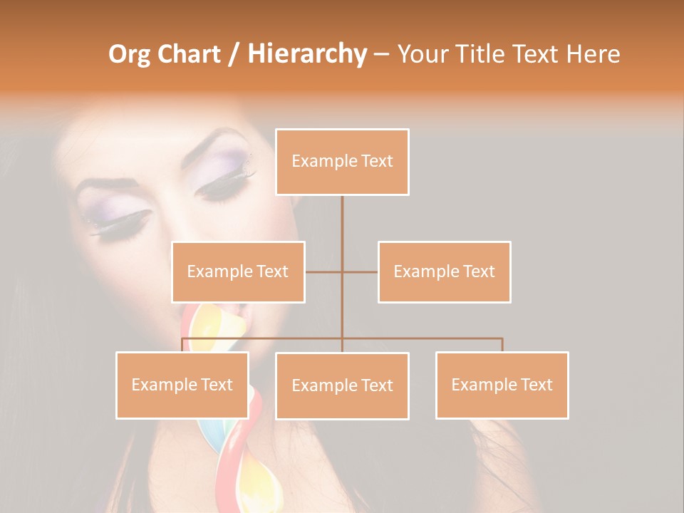 Long Pinup Shadows PowerPoint Template