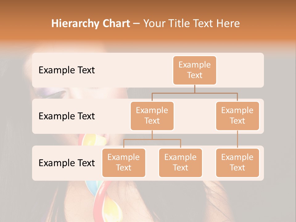 Long Pinup Shadows PowerPoint Template