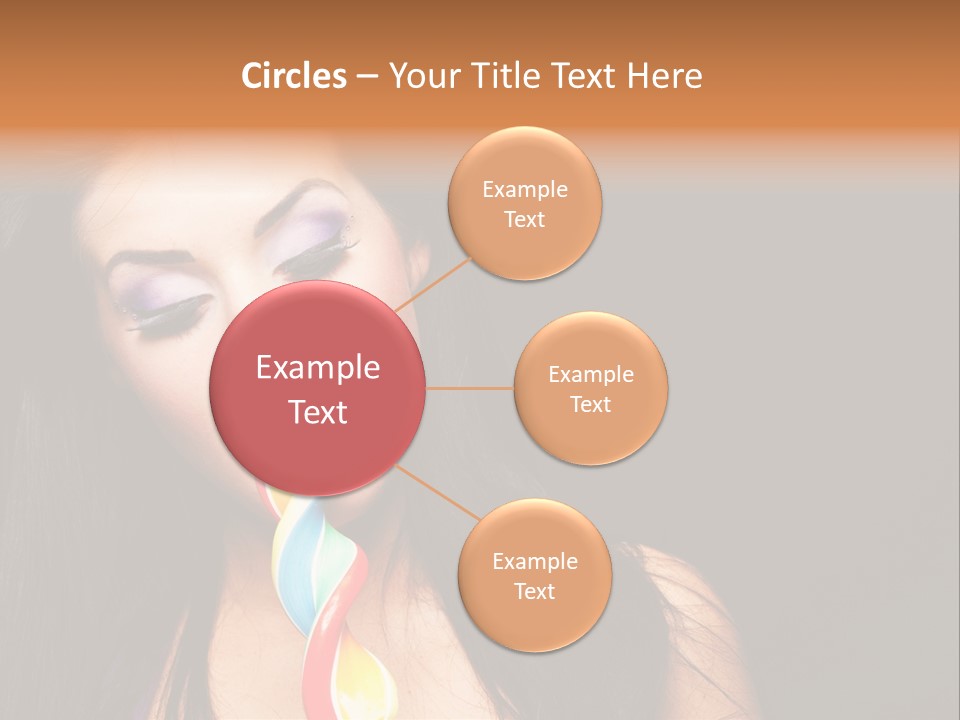 Long Pinup Shadows PowerPoint Template