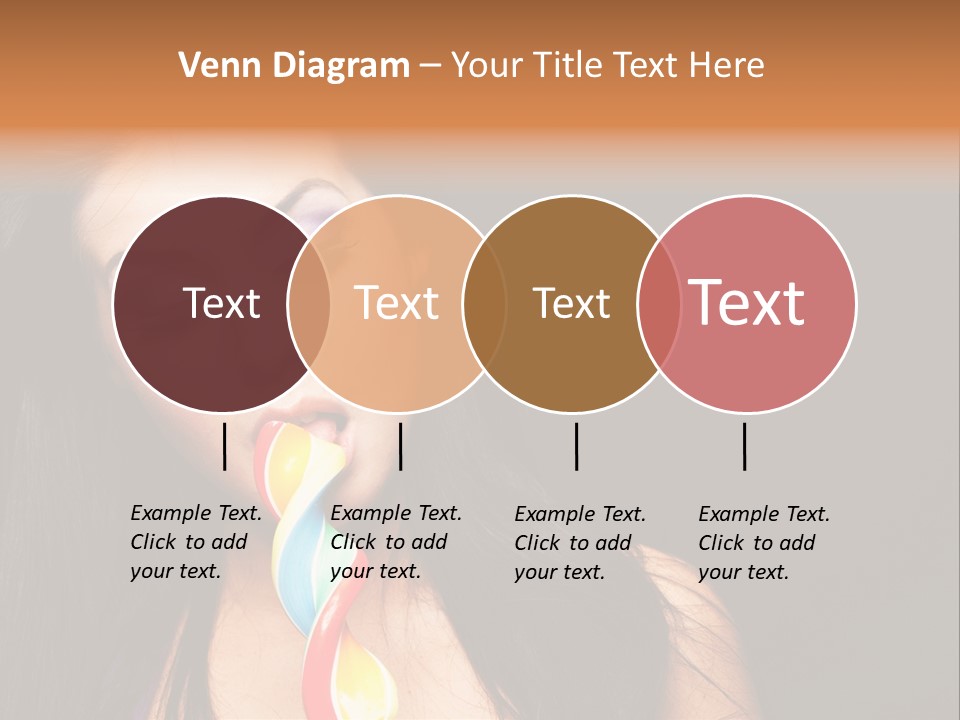 Long Pinup Shadows PowerPoint Template