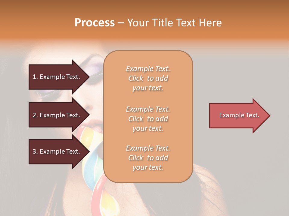 Long Pinup Shadows PowerPoint Template