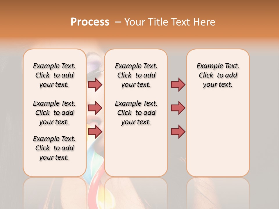 Long Pinup Shadows PowerPoint Template