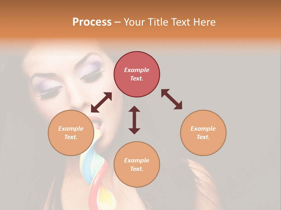 Long Pinup Shadows PowerPoint Template