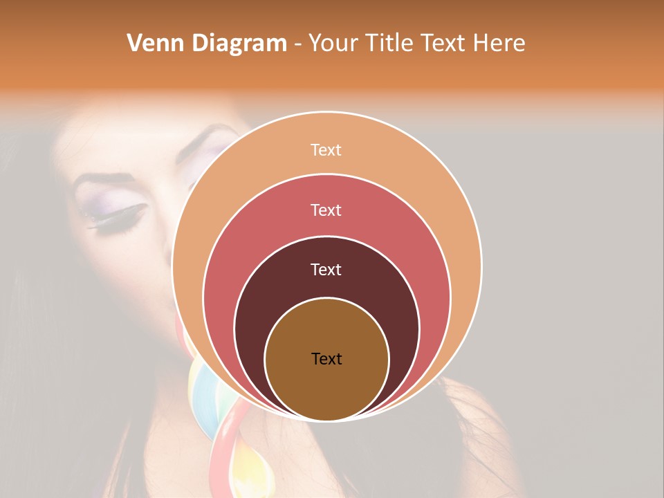 Long Pinup Shadows PowerPoint Template