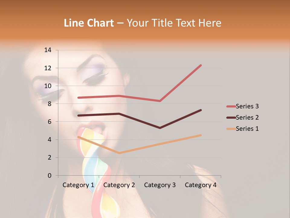Long Pinup Shadows PowerPoint Template