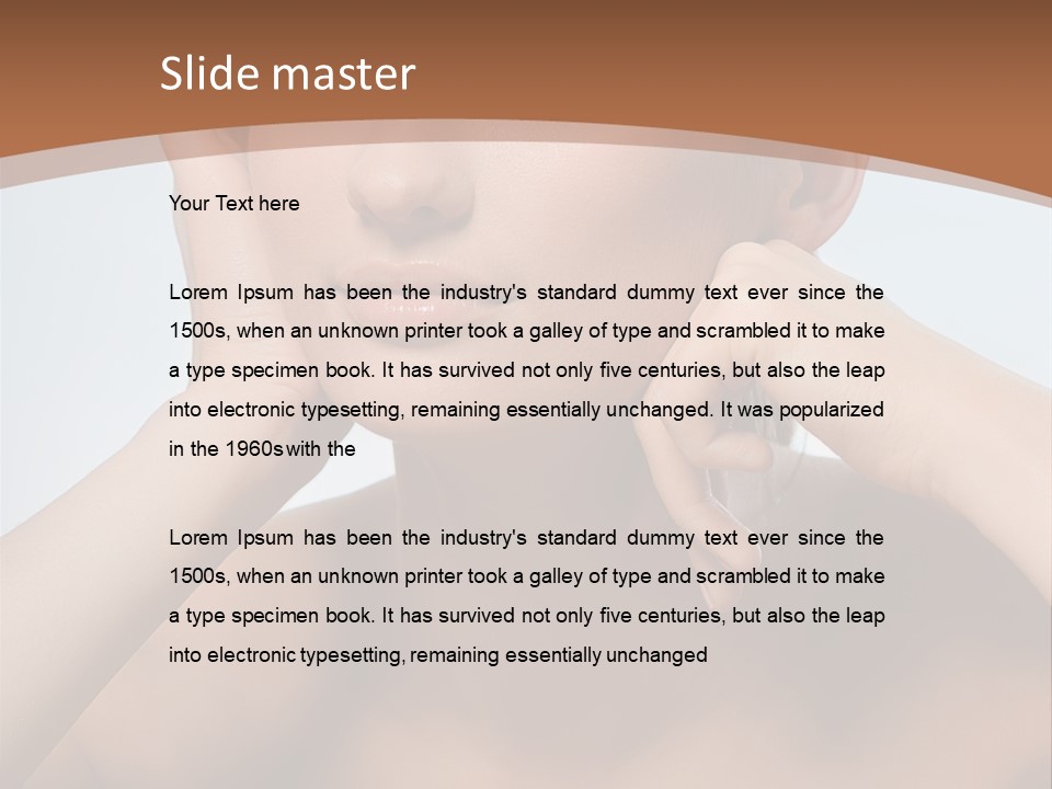 Lifestyle Water Sun PowerPoint Template