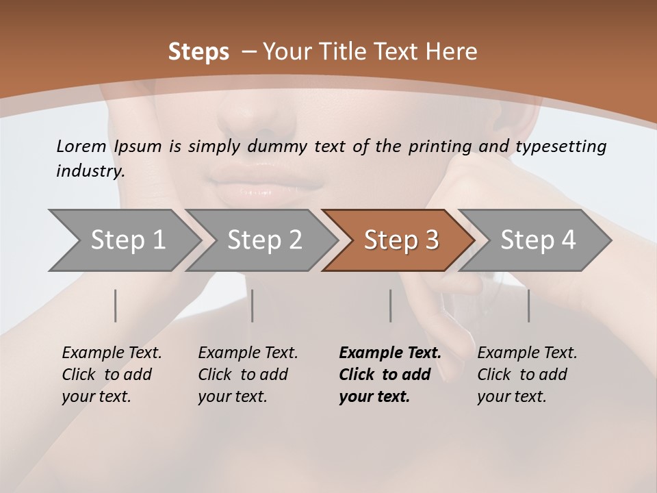 Lifestyle Water Sun PowerPoint Template