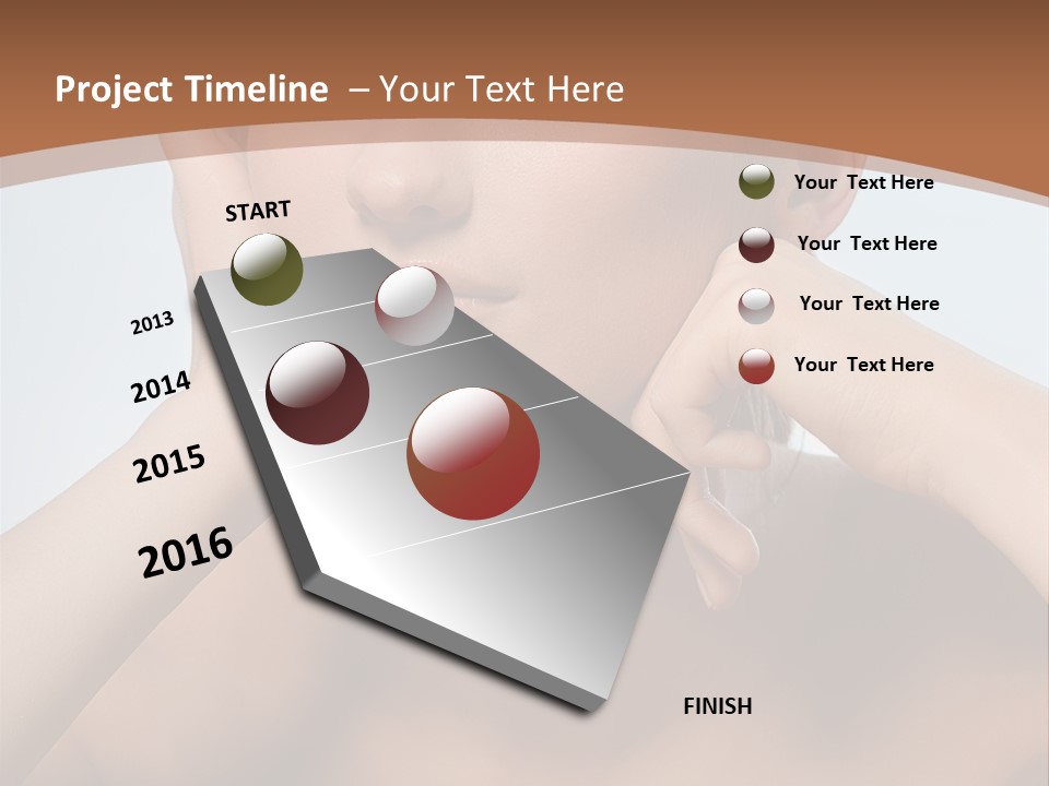 Lifestyle Water Sun PowerPoint Template