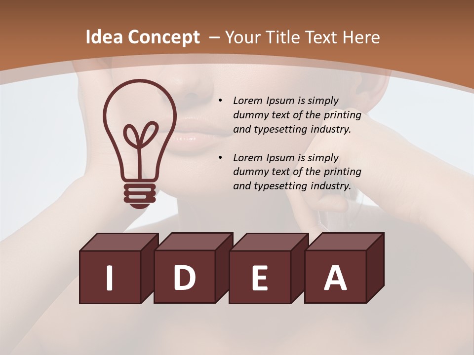 Lifestyle Water Sun PowerPoint Template